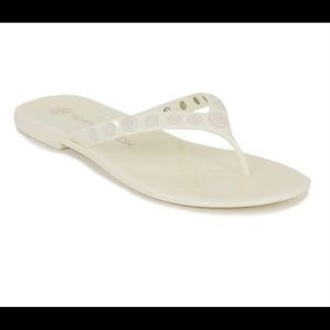 Tory Burch Jelly Studded Flipflop - size 6